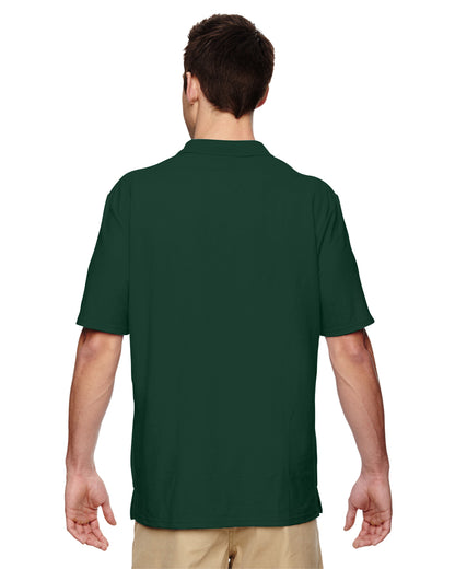 Unisex Double Piqué Polo - Forest Green