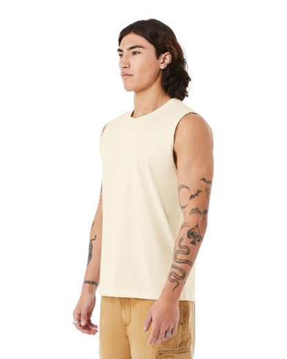 Unisex Jersey Muscle Tank - Natural
