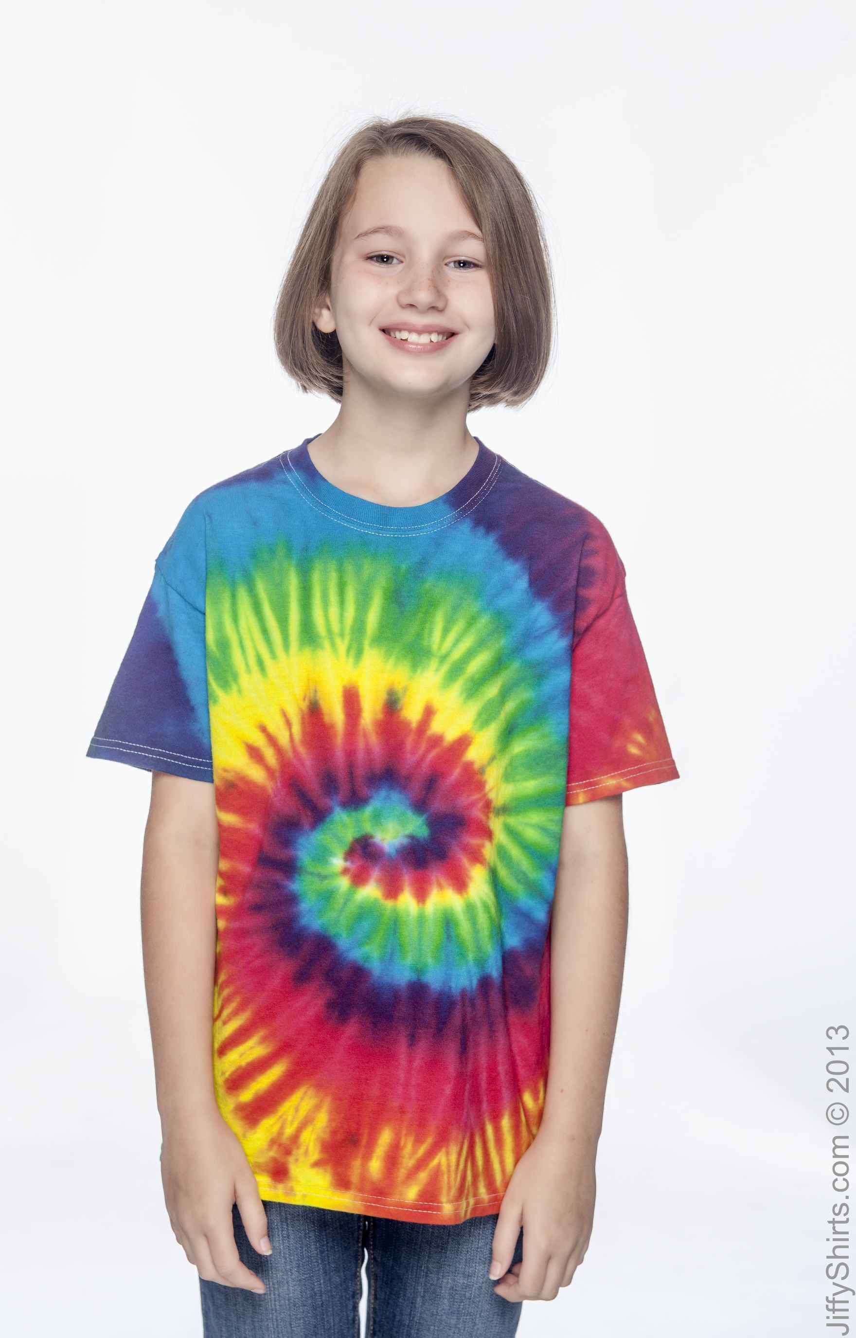 Youth 100% Cotton T-Shirt - Reactive Rainbow