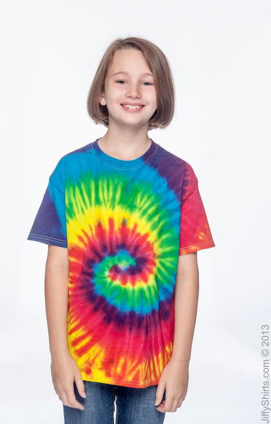 Youth 100% Cotton T-Shirt - Reactive Rainbow