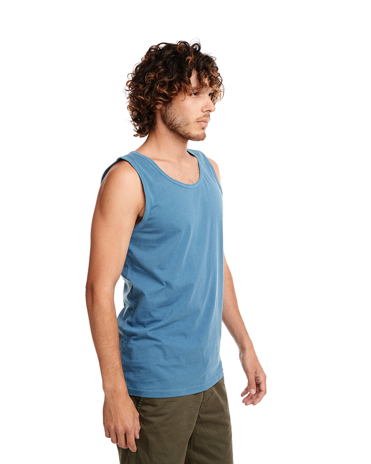 Unisex Inspired Dye Tank - Blue Jean