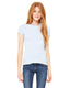 Bella + Canvas 1001 - Women's Baby Rib Short-Sleeve T-Shirt - Baby Blue