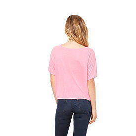 Women's Flowy Boxy T-Shirt - Neon Pink