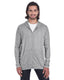 Anvil 6759 - Unisex Triblend Full-Zip Jacket - Heather Gray