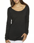 Women's Triblend Long-Sleeve Scoop - Vintage Black