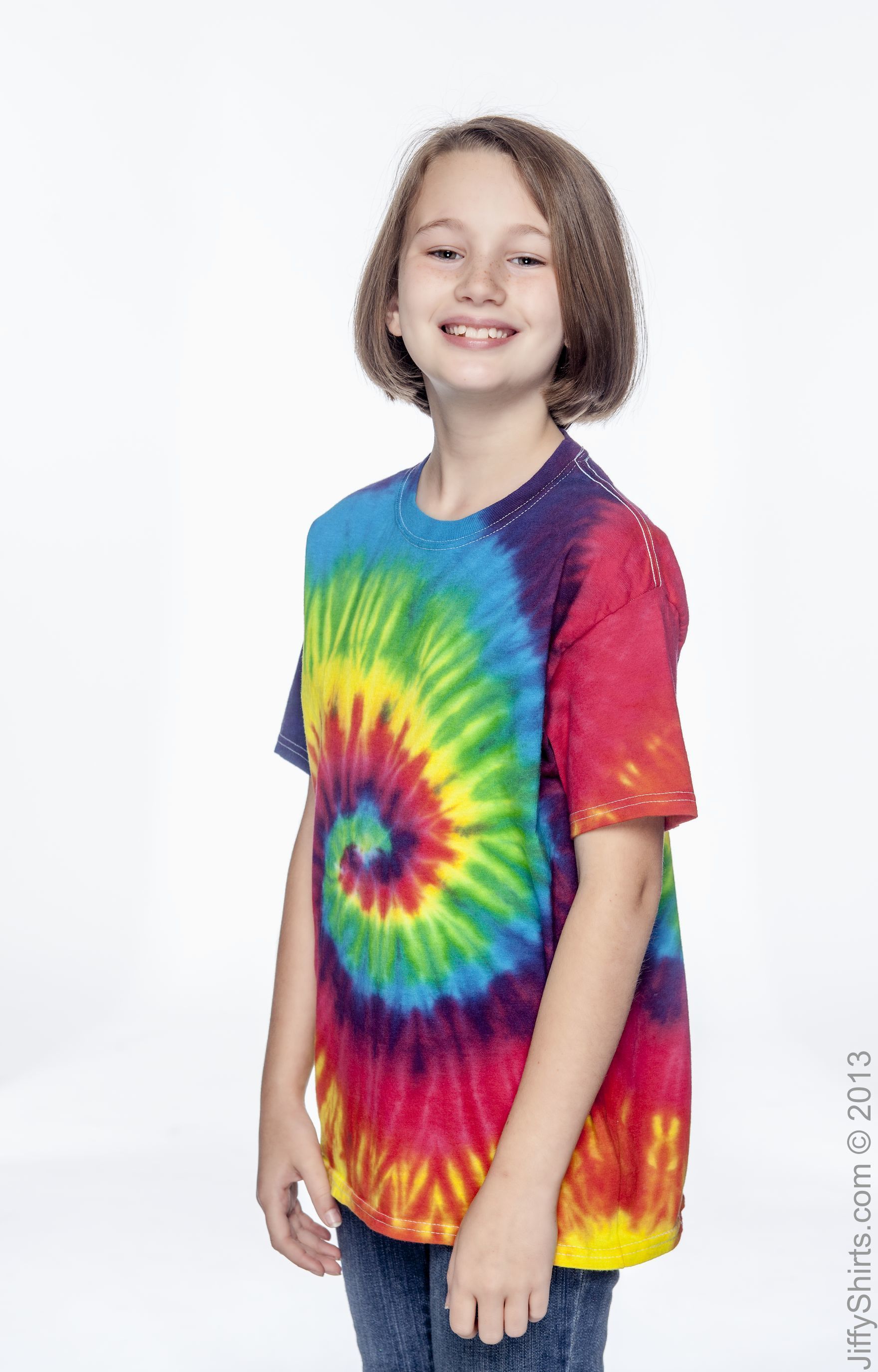 Youth 100% Cotton T-Shirt - Reactive Rainbow