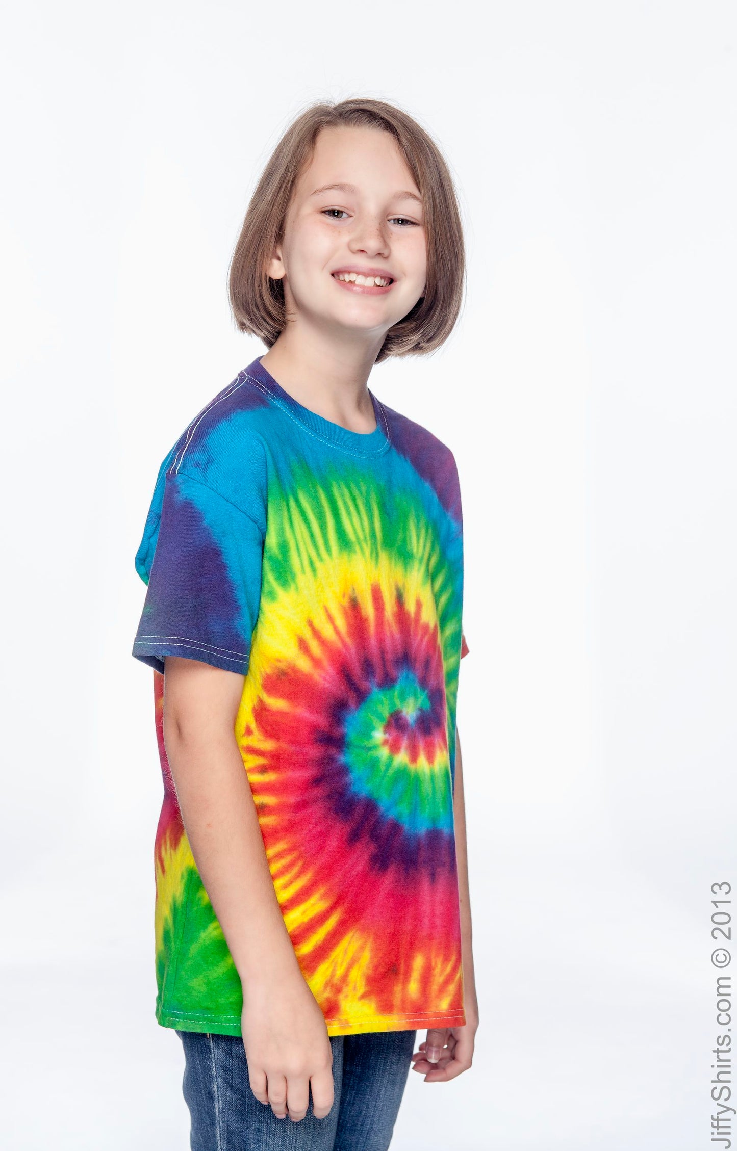 Youth 100% Cotton T-Shirt - Reactive Rainbow