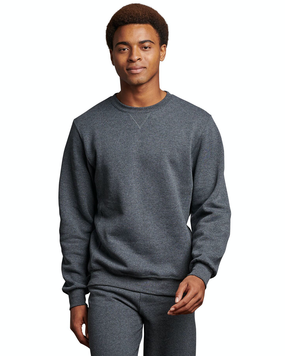 Dri Power® Crewneck Sweatshirt - Black Heather