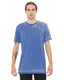 Bella + Canvas 3650 - Unisex Poly-Cotton Short-Sleeve T-Shirt - True Royal Acid Wash