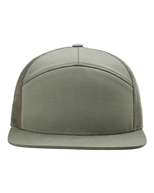 Seven-Panel Trucker Cap - Loden Green