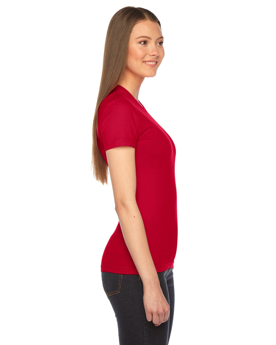Women's Fine Jersey Short-Sleeve T-Shirt - Red