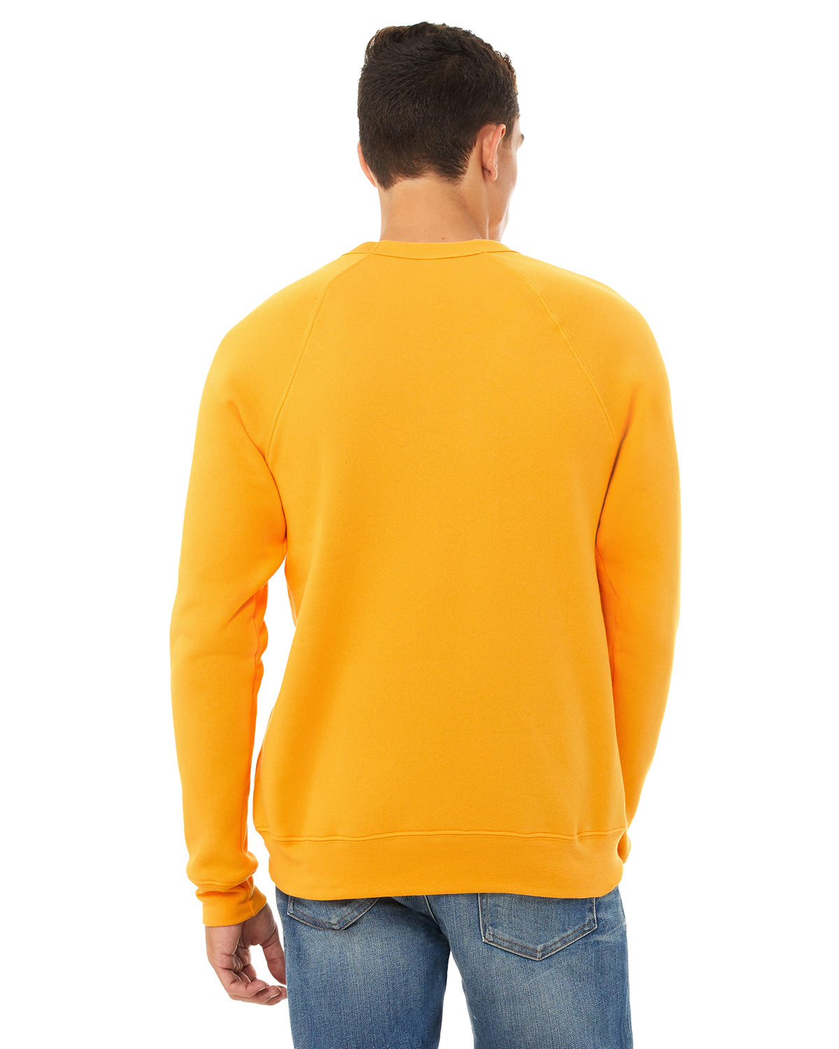 Unisex Sponge Fleece Raglan Sweatshirt - Gold