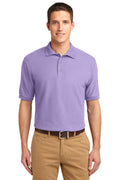 Unisex Silk Touch Polo - Bright Lavender