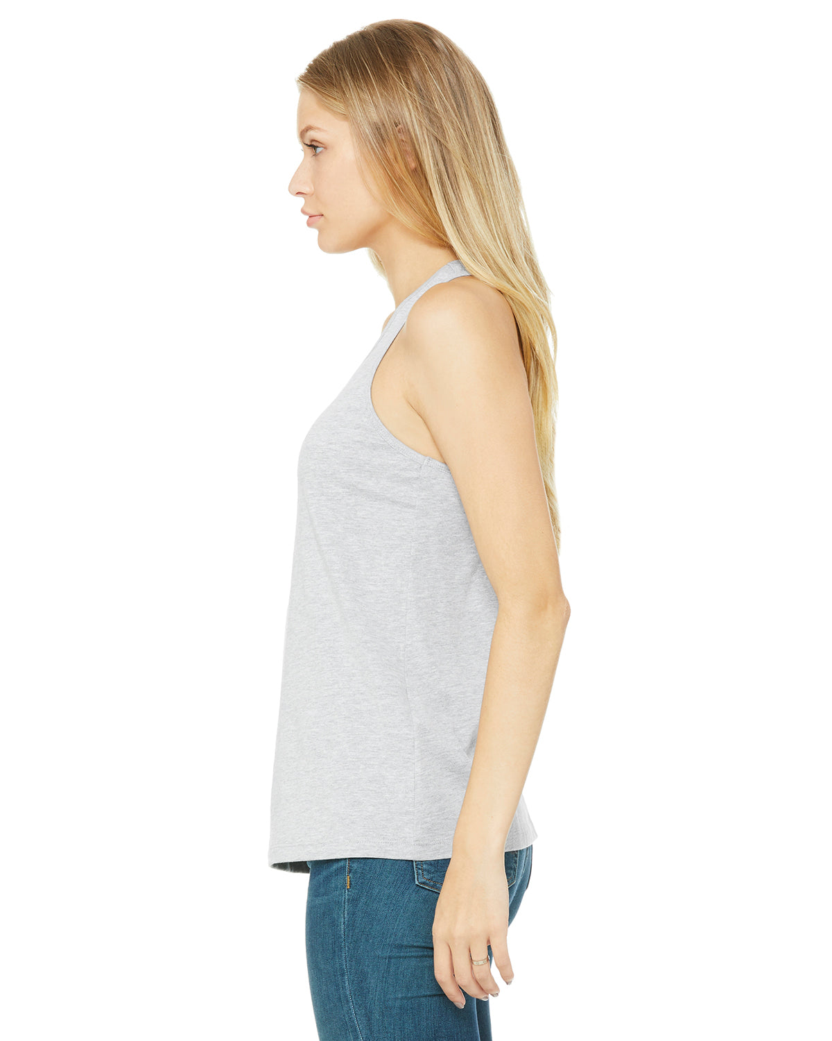 Women's Jersey Racerback Tank - Heather Athletic