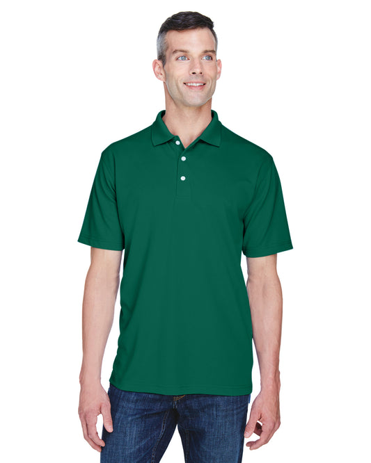 Men's Cool & Dry Stain-Release Performance Polo - Forest Green