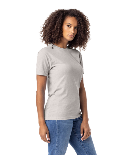 Unisex CVC Crewneck T-Shirt - Silk