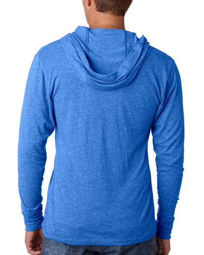 Unisex Triblend Long-Sleeve Hoodie - Vintage Royal
