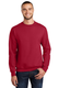 Port & Company PC90 - Unisex Essential Fleece Crewneck Sweatshirt - Red