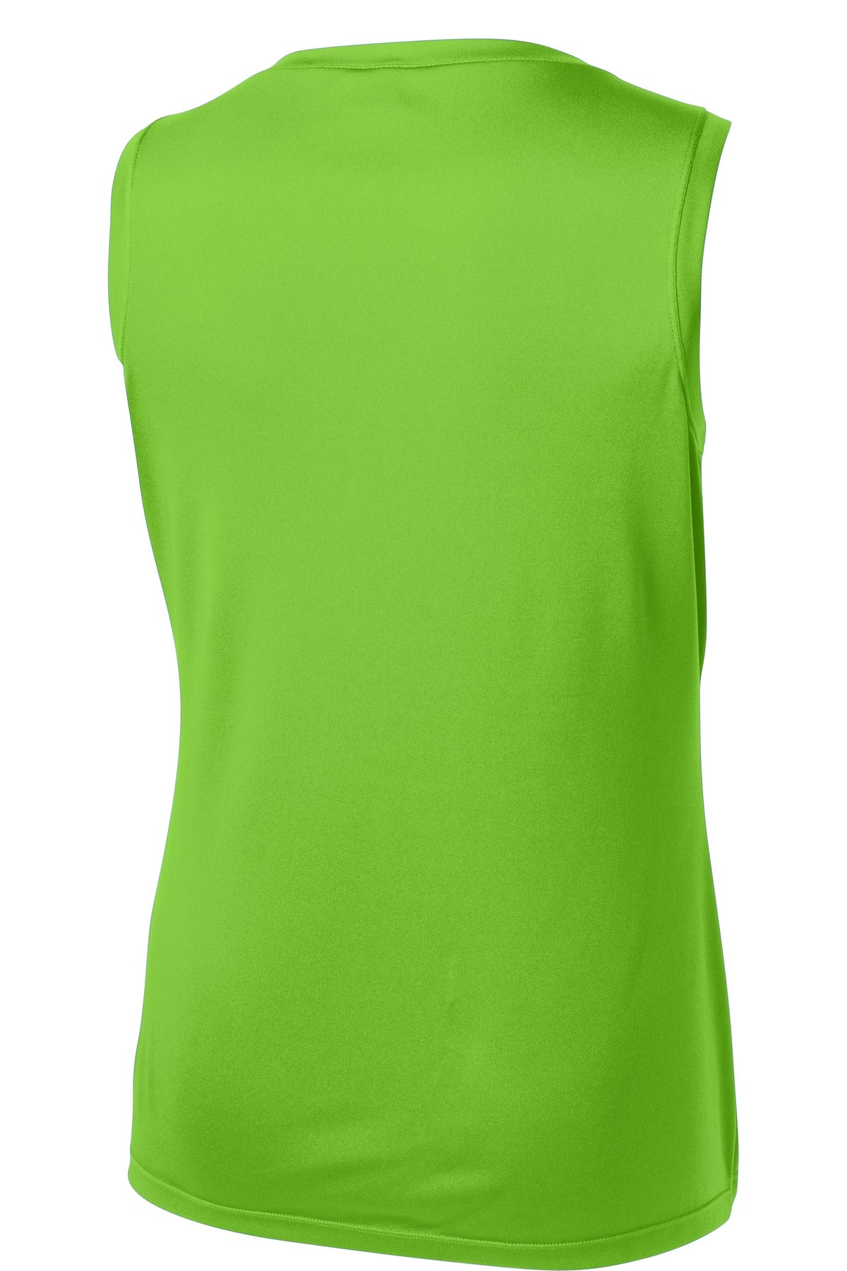 Women's Sleeveless PosiCharge Competitor V-Neck Tee - Lime Shock