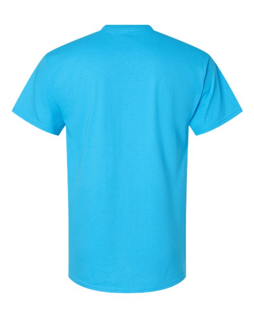 Hanes 5250 Aquatic Blue — back