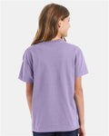 Hanes 5450 Lavender — on model back