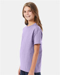Hanes 5450 Lavender — on model side