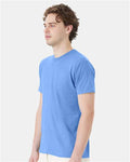 Hanes 4980 Carolina Blue — on model side