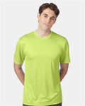 Hanes 4820 Safety Green — on model front
