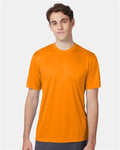 Hanes 4820 Safety Orange — on model front