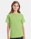 Hanes 5480 Lime — on model front