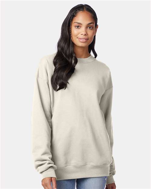 Hanes F260 Natural — on model front