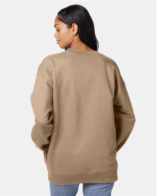 Hanes F260 Pebble — on model back