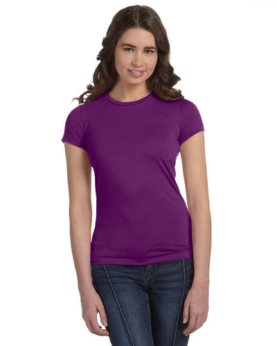Women's Cotton/Polyester Tee - Team Purple