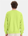 Hanes P160 Safety Green — on model back