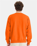 Hanes P160 Safety Orange — on model back