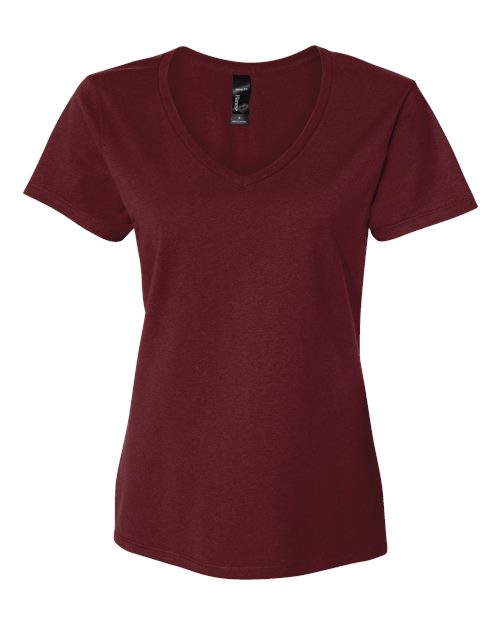 Hanes S04V Maroon — front