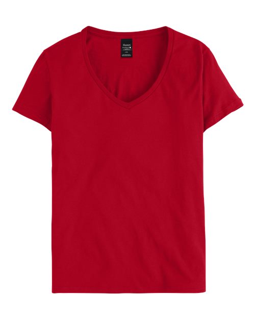 Hanes S04V Deep Red — front