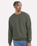 Champion S600 Dark Green Heather — on model front