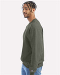 Champion S600 Dark Green Heather — on model side