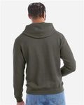 Champion S700 Dark Green Heather — on model back