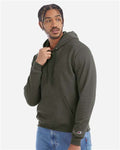 Champion S700 Dark Green Heather — on model side