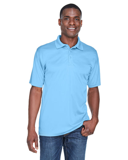 Men's Cool & Dry Sport Performance Interlock Polo - Columbia Blue
