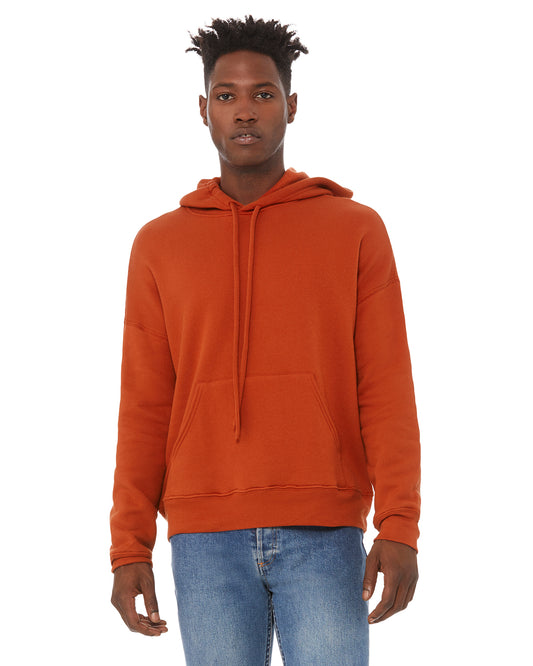 Unisex Sponge Fleece Pullover DTM Hoodie - Brick