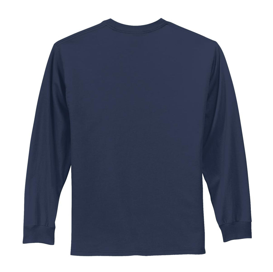 Unisex Long Sleeve Essential Tee - Navy