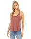 Bella + Canvas B8802 - Women's Flowy Side Slit Tank - Mauve