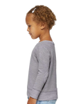 Toddler Harborside Melange French Terry Crew - Gray Melange