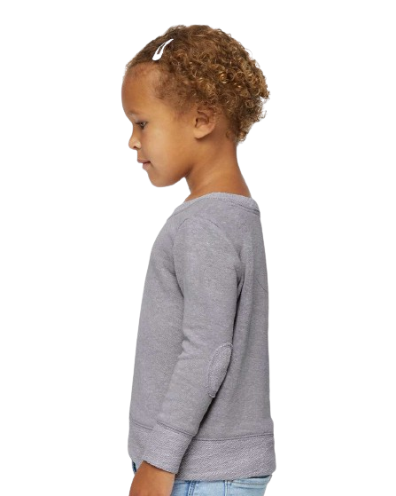 Toddler Harborside Melange French Terry Crew - Gray Melange