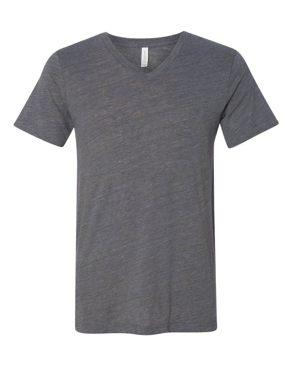 Unisex Jersey Short-Sleeve V-Neck T-Shirt - Asphalt Slub