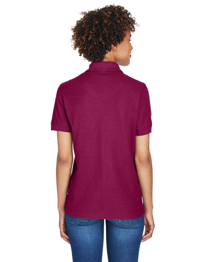 Women's Whisper Piqué Polo - Wine