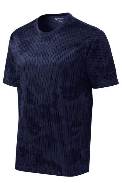 Youth CamoHex Tee - True Navy